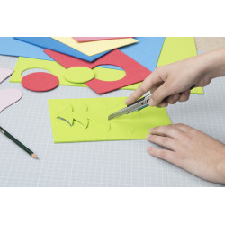 Cutter 2-en-1 9 mm WOLFCRAFT - lame sécable | WOLFCRAFT