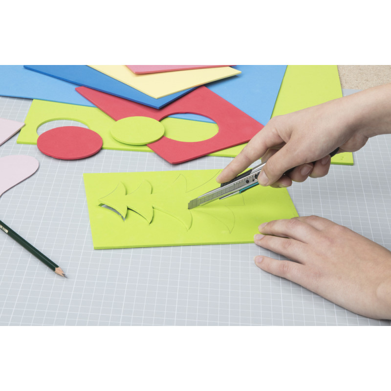 Cutter 2-en-1 9 mm WOLFCRAFT - lame sécable | WOLFCRAFT