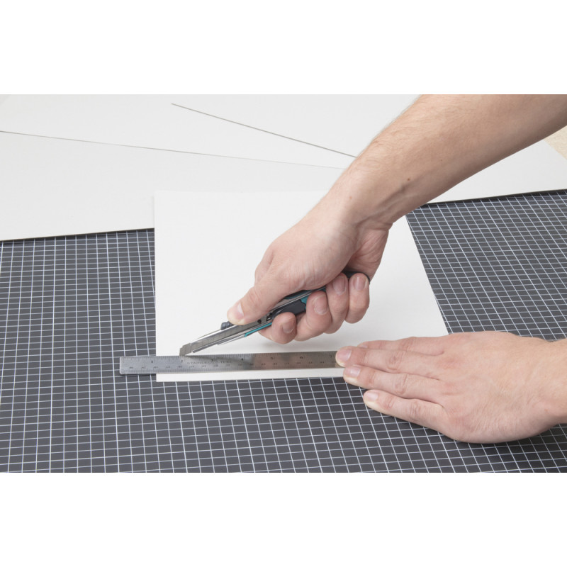 Cutter 2-en-1 9 mm WOLFCRAFT - lame sécable | WOLFCRAFT