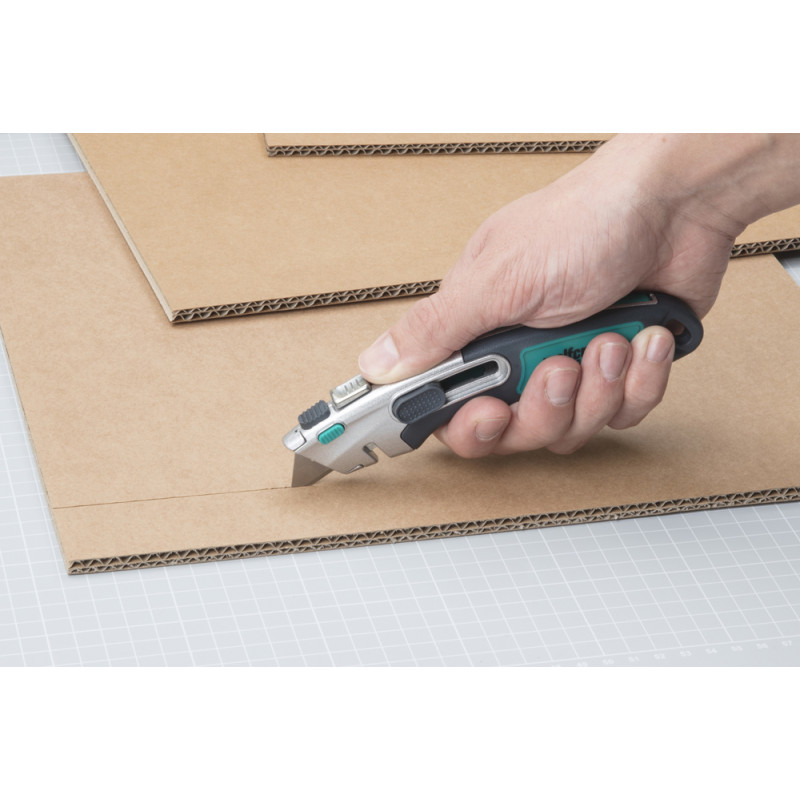 Lames trapézoïdales Cutter 52 x 0,65 mm – Lot de 10 pièces | WOLFCRAFT Lames trapézoïdales Cutter 52 x 0,65 mm – Lot de 10 pièces | WOLFCRAFT