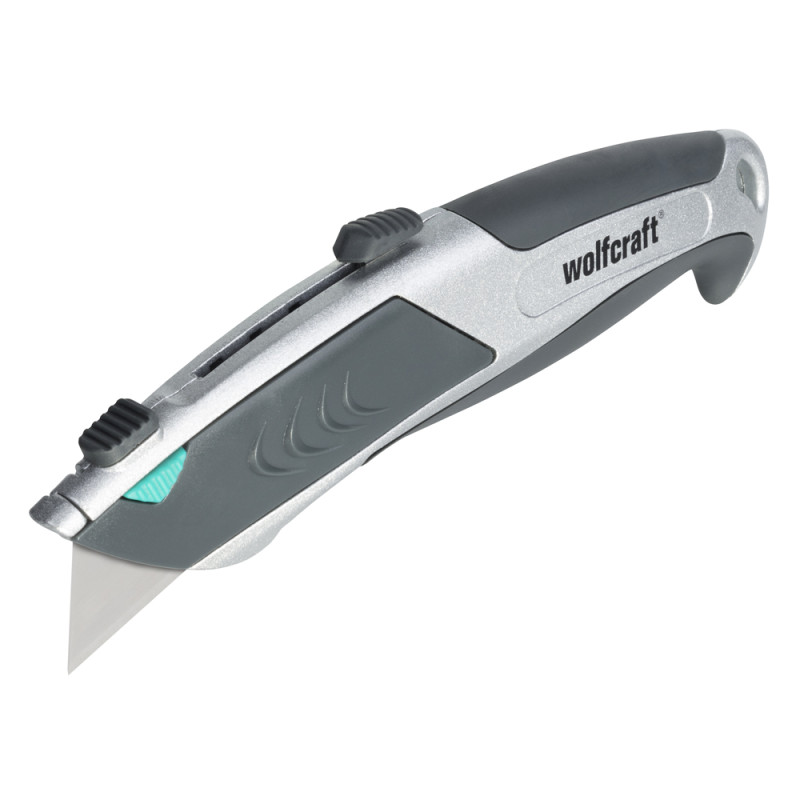 Cutter professionnel à lame trapézoïdale avec chargement automatique 61 mm WOLFCRAFT