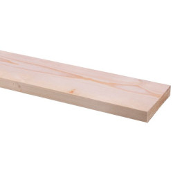 Chevron Épicéa Brut 360x10x1,9cm – Bois Robuste
