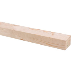 Chevron Épicéa Brut 360cm – Bois Solide pour Construction