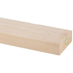 Chevron Épicéa Brut 300cm – Bois Robuste pour Construction