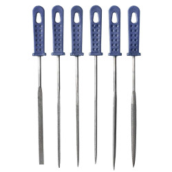 Jeu de 6 limes d'atelier 120mm – Précision et durabilité | KWB