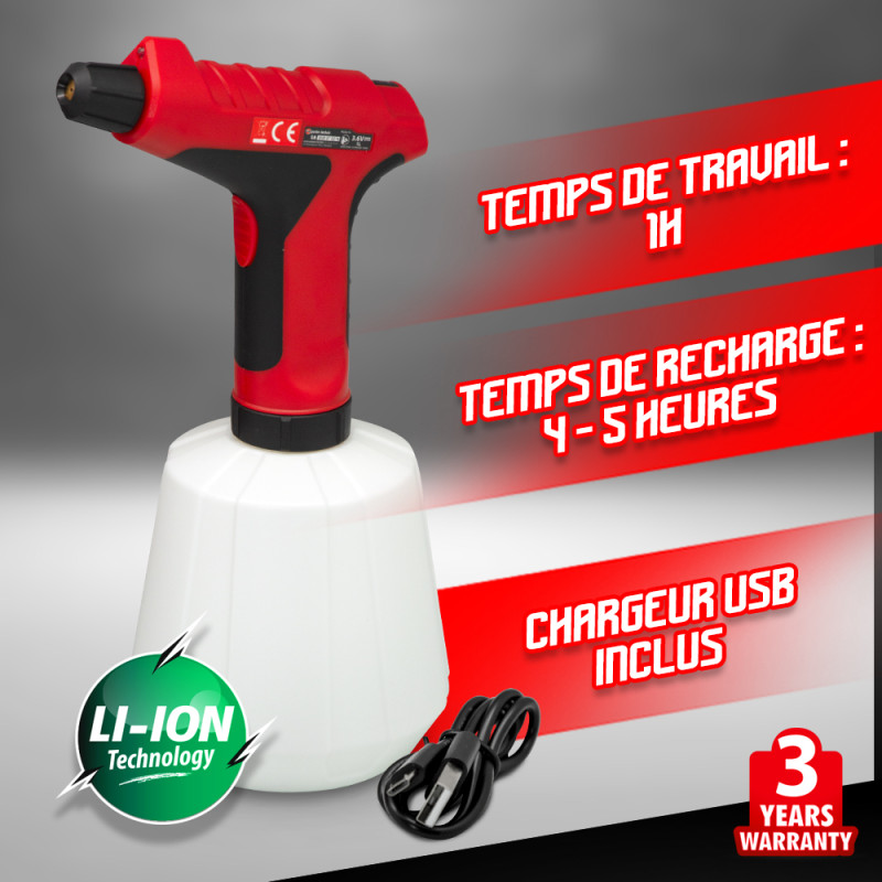 Vaporisateur sur batterie 3,6 V 1 L ELEM GARDEN TECHNIC