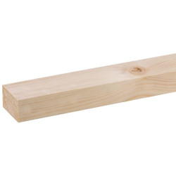 Chevron Sapin Raboté 270cm – Bois de Construction Solide