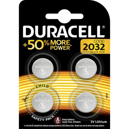 Pile bouton au lithium DL2032 4 pièces DURACELL