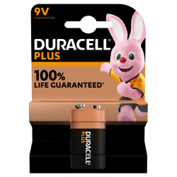 Pile alcaline Plus 9 V DURACELL