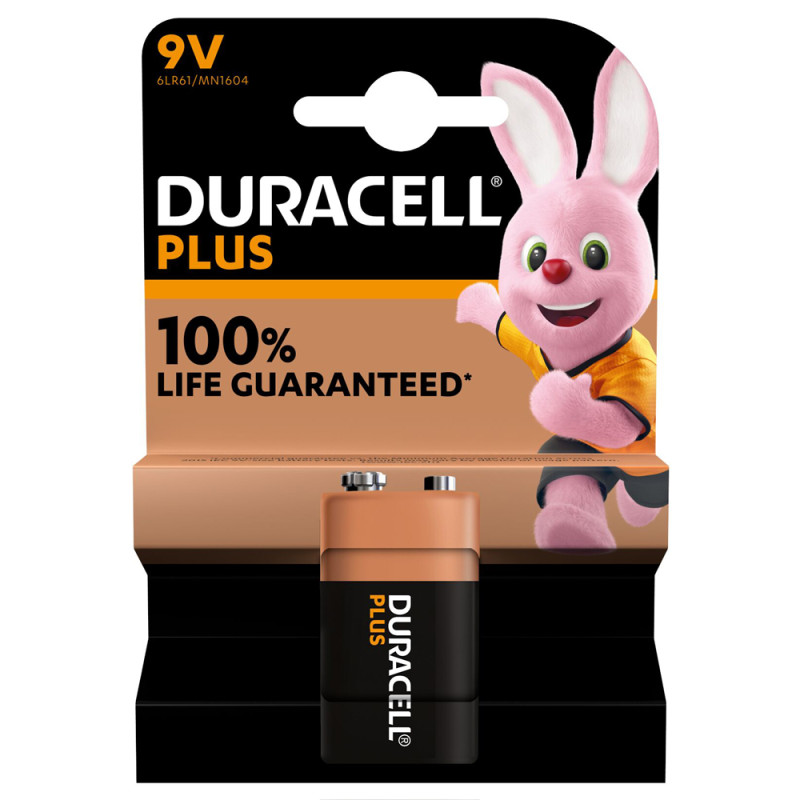 Pile alcaline Plus 9 V DURACELL