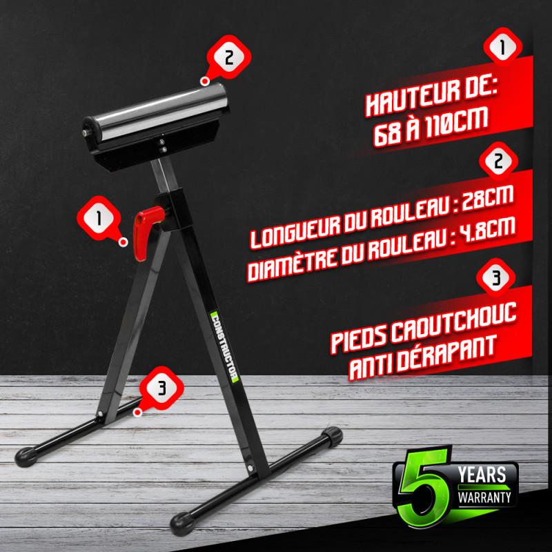 Servante à rouleau télescopique CONSTRUCTOR