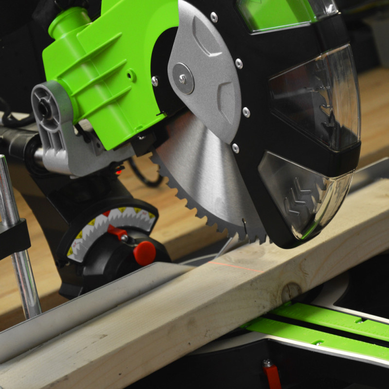 Scie à onglet radiale CTRMS2100-305DBLA 1200 W CONSTRUCTOR