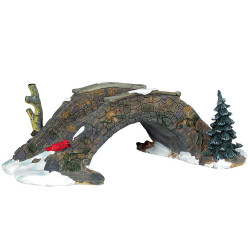 Vieux pont de pierre LEMAX – Décoration Noël Magique