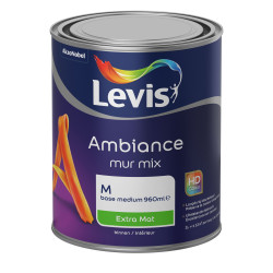 Peinture Ambiance Blanc Lys Extra Mat 5L – Finition Parfaite | LEVIS