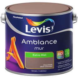 Peinture Mur Ambiance Chocolat Extra Mat 2,5L – Peinture | LEVIS