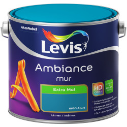 Peinture mur Ambiance Azura extra mat 2,5L LEVIS – Finition parfaite | LEVIS