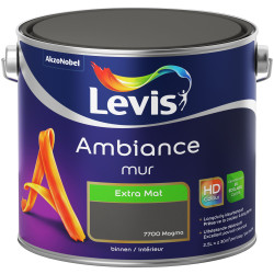 Peinture Mur Ambiance Magma Extra Mat 2,5L LEVIS – Finition Parfaite | LEVIS