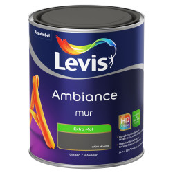 Peinture mur Ambiance Magma extra mat 1L LEVIS | Levis