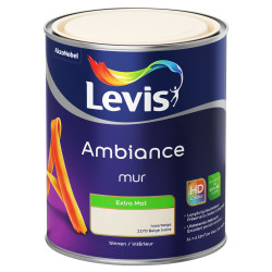 Peinture Mur Ambiance Beige Ivoire Extra Mat 1L | LEVIS

