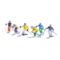 Figurine de skieur JÄGERNDORFER – 6 pièces | JÄGERNDORFER