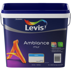 Peinture murale Ambiance Blanc Lys satin 5 L LEVIS | LEVIS