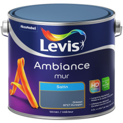 Peinture Mur Ambiance Ouragan Satin 2,5L – Élégance | LEVIS