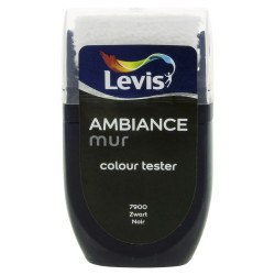 Testeur Peinture mural Ambiance noir 30 ml LEVIS