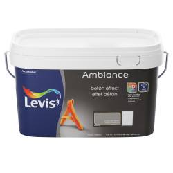 Peinture Béton Gris Foncé Ambiance Mat 2,5L | LEVIS