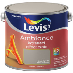 Peinture murale Ambiance Craie Gris Infini – Ultra-mat | LEVIS