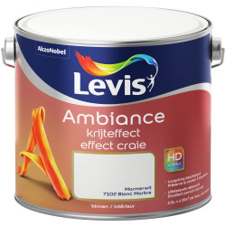 Peinture Ambiance Craie Blanc Marbré – Ultra Mat | LEVIS