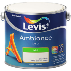 Peinture Laque Ambiance Mat Coquille d'oeuf 2,5L | LEVIS