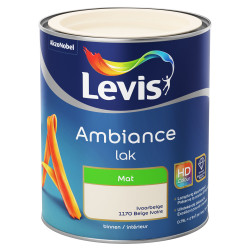 Peinture Laque Ambiance Mat Beige Ivoire 0,75L | LEVIS