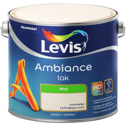Peinture Laque Ambiance Mat Beige Ivoire 2,5L | LEVIS

