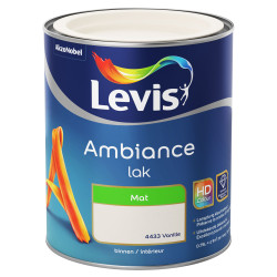 Peinture Laque Ambiance Mat Vanille 0,75L – Finition Douce | LEVIS