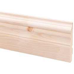 Plinthe Sapin Massif 240cm – Finition Bois Naturel