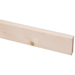 Plinthe Sapin Massif 270cm – Finition Bois Naturel