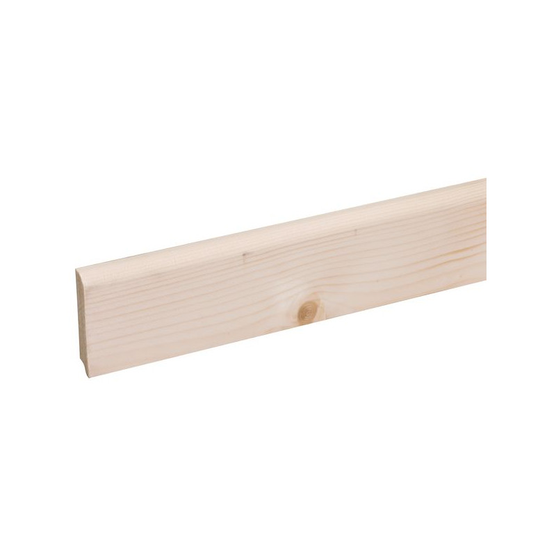 Plinthe Sapin Massif 270cm – Finition Bois Naturel Plinthe Sapin Massif 270cm – Finition Bois Naturel