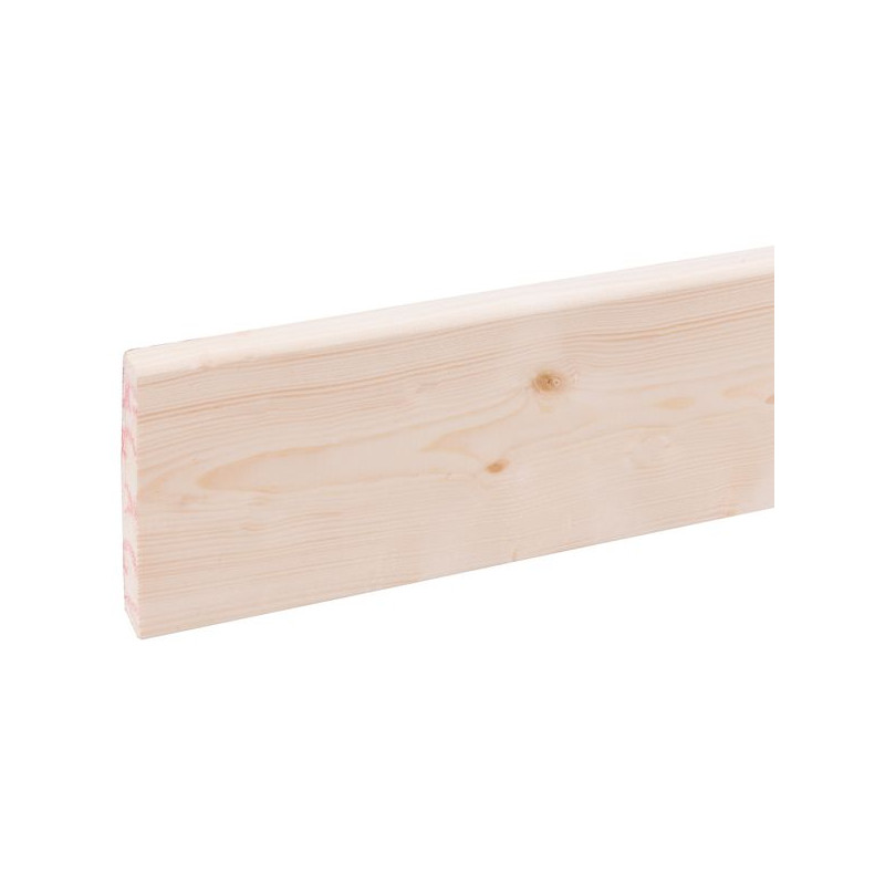 Plinthe Sapin Massif 270cm – Finition Bois Naturel Plinthe Sapin Massif 270cm – Finition Bois Naturel