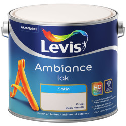 Peinture Laque Ambiance Satin Flanelle 2,5L | LEVIS