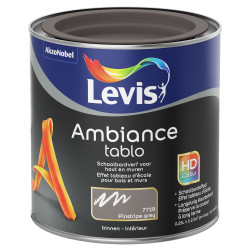 Peinture mur Ambiance effet tableau Pinstripe Grey 0,25 L LEVIS