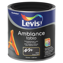 Peinture mur Ambiance Noir 0,25 L LEVIS effet tableau