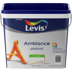 Peinture Plafond Ambiance Blanc Lys 5L – Finition Parfaite | LEVIS