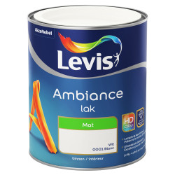 Peinture laque Ambiance Blanc mat effet miroir 0,75 L LEVIS