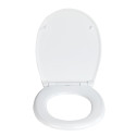 Abattant de toilette Vorno blanc WENKO