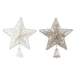 Cimier étoile en fer Ø 25 cm DECORIS