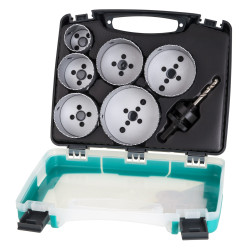 Coffret Scie Cloche Électricité 7P – Travail Précis | WOLFCRAFT