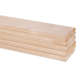 Plancher en sapin massif 210 x 9 x 1,8 cm 5 pièces