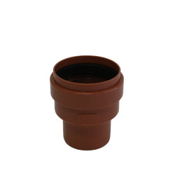 Passe égout pour grès PVC Ø 110-138 mm rouge