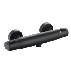 Mitigeur Douche Nanka Thermostatique Noir Mat | ROUSSEAU