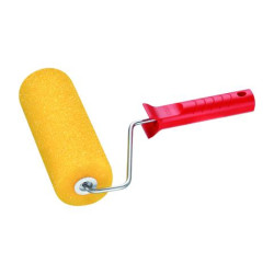 Rouleau à crépir avec manchon et monture fixe 18 cm Ø 74 jaune COLOR EXPERT